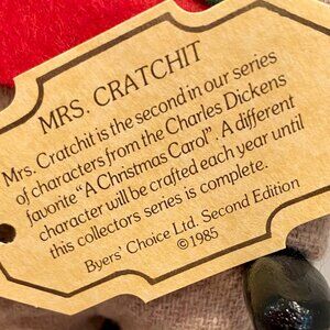 Byers' Choice Carolers Mr. Cratchit and Tiny Tim